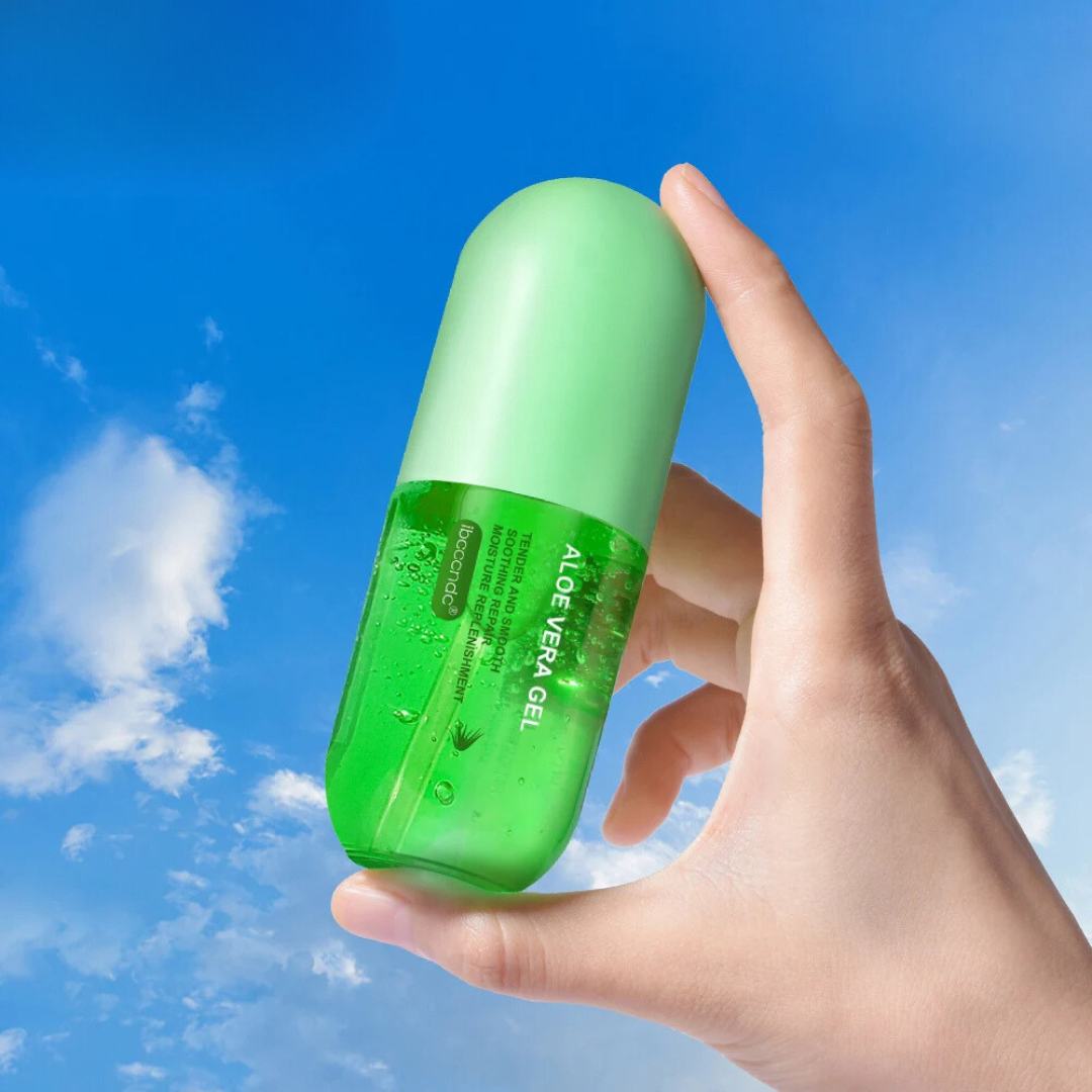 Gel Hidratante Calmante de Aloe Vera – Reparación, Antiacné y Post-Solar