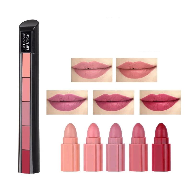 Labial Fit Colors con 5 colores