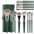Kit de 14 Pinceles Verde Musgo