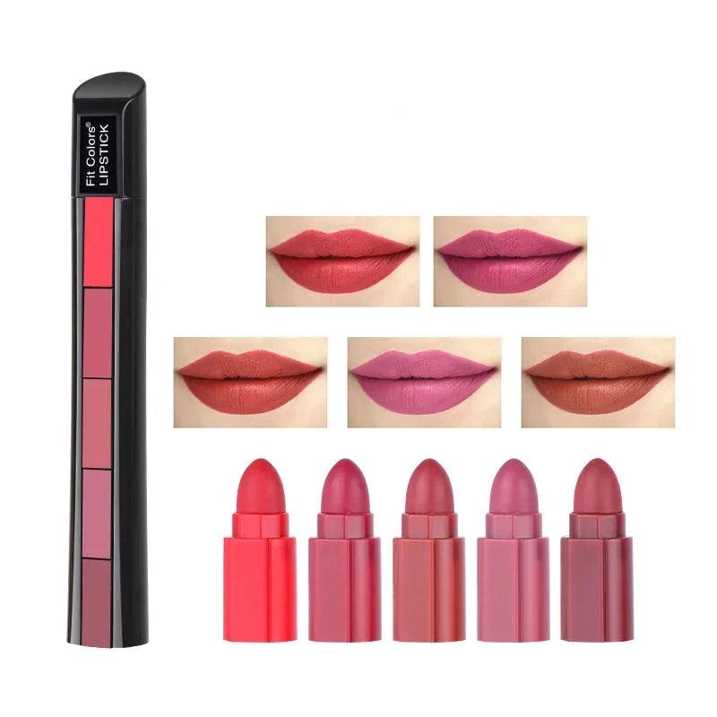 Labial Fit Colors con 5 colores