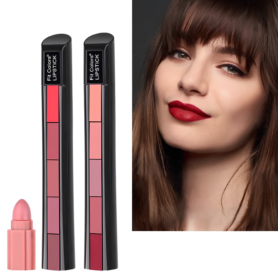 Labial Fit Colors con 5 colores